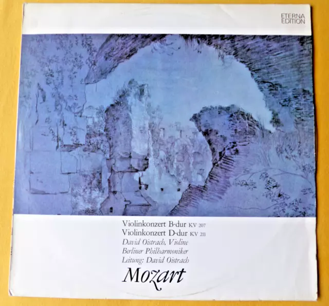 Mozart Violinkonzert B-dur KV 207 / D-dur KV 211, David Oistrach, Vinyl LP