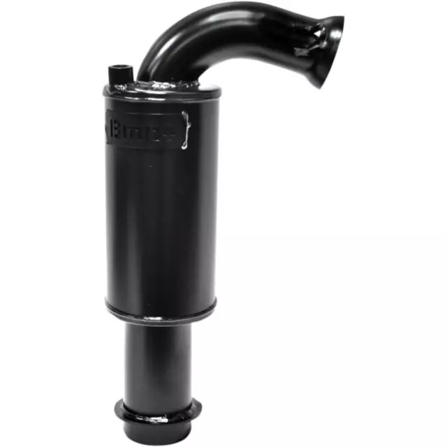 BikeMan Performance - 02-222PL - Powder Lite Muffler, Black