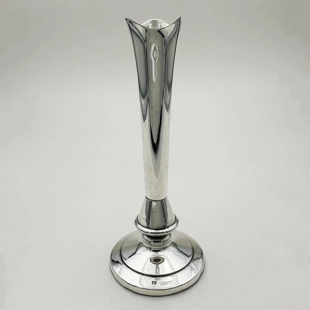 Vaso Da Fiori Posy Argento Sterling Elizabeth Ii Birmingham 1968 J B Chatterley