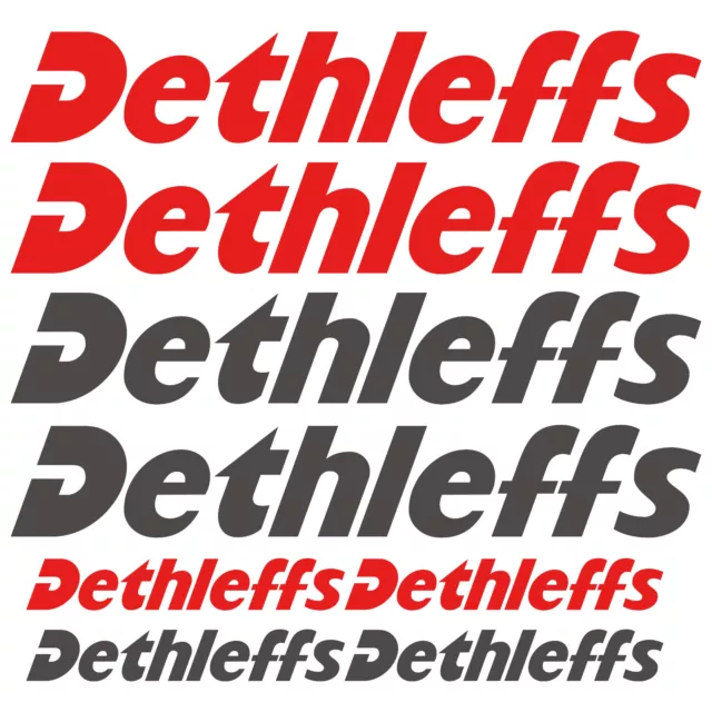 Dethleffs  XL aufkleber sticker wohnmobil camper wohnwagen caravan 8 Stücke Pcs