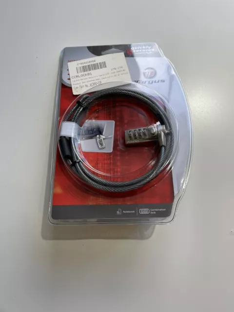 Targus Defcon Cl Laptop Combination Cable Lock - New & Sealed