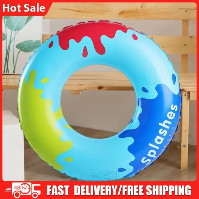 Pool Floats Tube Thicked PVC Water Play Swim Ring Soft Sturdy for Beach Vacation