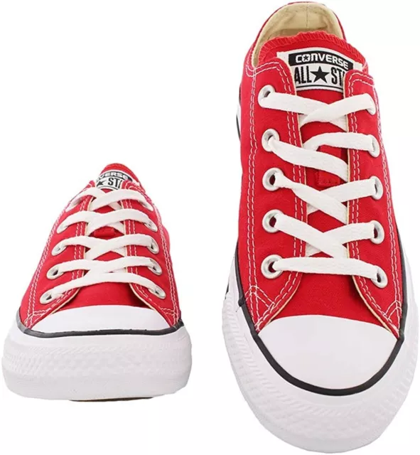 Converse Chuck Taylor All Star Low Top Shoes/Unisex/Red/Men's 3.5-Women's 5.5