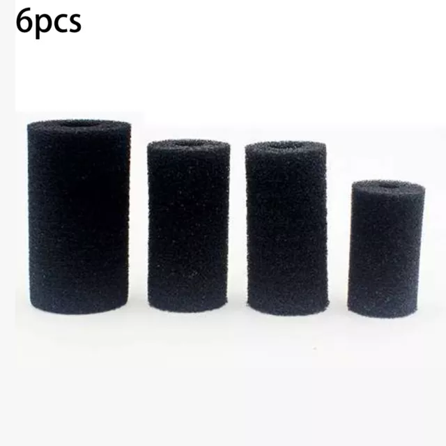 6 Stück Filter Ansaugschwamm Fry Saver Filterschutz Schwamm Aquarium Cover