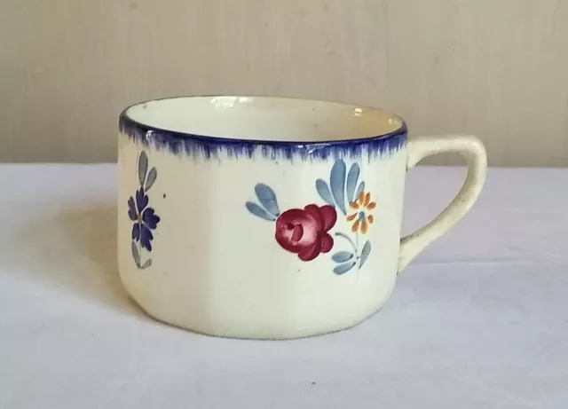 Ancienne grande Tasse Mary Lou Digoin Sarreguemines Tasse à pans