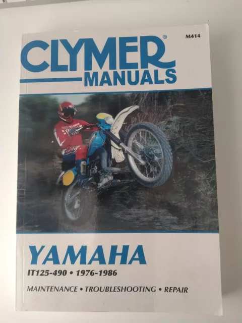 Yamaha IT 125 200 250 400 425 465 490 Clymer Workshop Manual Used Very Good