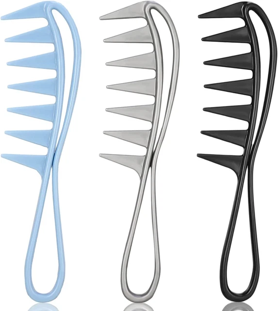 Professional Comb for Wide Shark Teeth Curly Wavy Hair Styling Wet Detangling