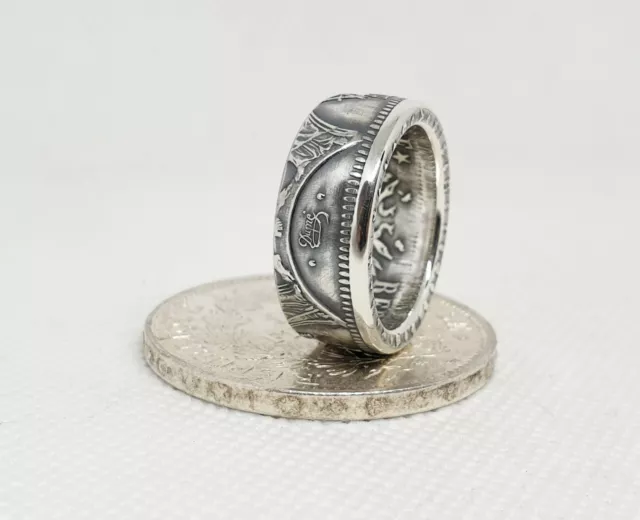 Bague 10 Francs Hercule en argent à partir d'une pièce en Argent 900, CoinRing.