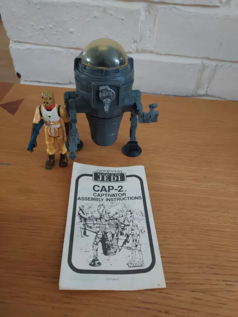 Star Wars Bossk Complete With Gun  And Cap-2 Vehicle  1980'S  Original Figure