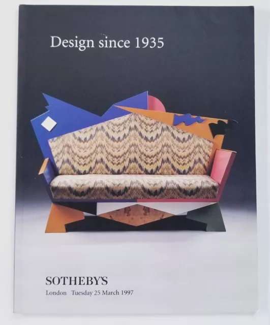 Sotheby's Design Catalog 3.97 Ettore Sottsass, Gruppo Memphis, Gio Ponti Italian
