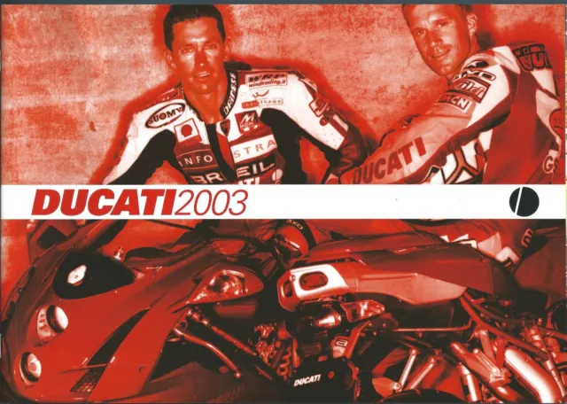 Motorcycle Brochure - Ducati - Product Line Overview - 2003 (DC707)
