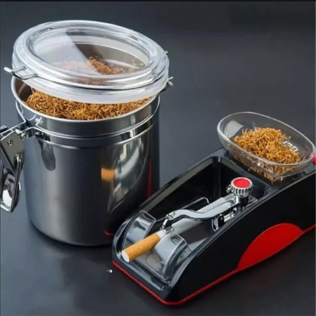 Cigarette Machine Automatic Electric Rolling Roller Tobacco Injector Maker US