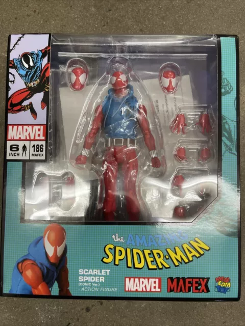 Medicom Toy MAFEX Marvel MCU Scarlet Spider 7 in Action Figure - No.186 Box Not