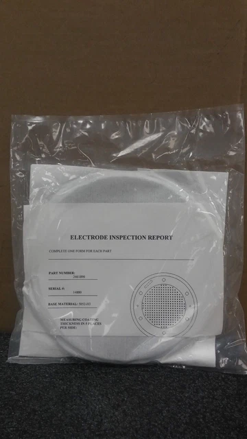 2461890 5050-H3 Base Material Gas Distribution Shower Head Plate