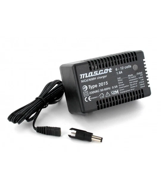 Chargeur NiCd NiMh 7.2V à 14.4V 1.8A Mascot 2015