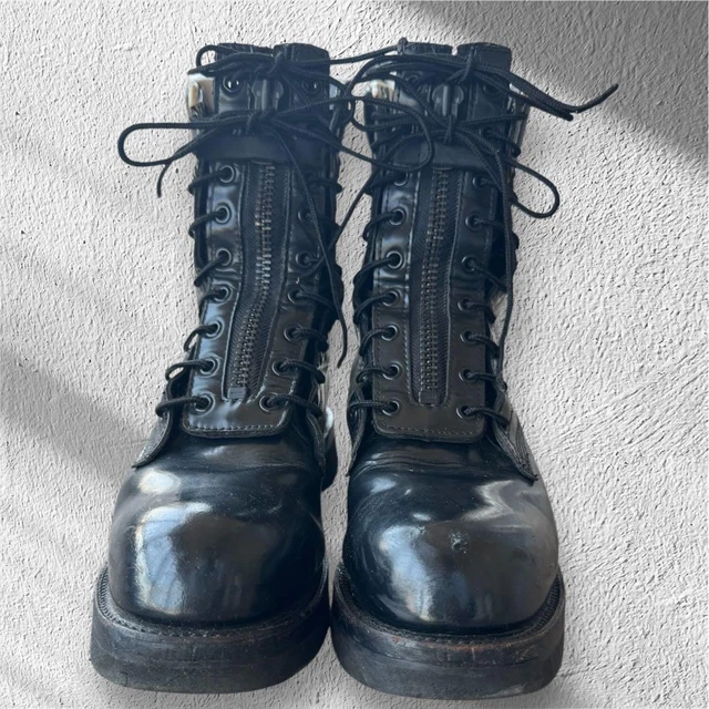 Bottes Homme Chippewa Cuir & Toile Haute 17" Marron - Fabriqué Aux USA Taille 8.5D