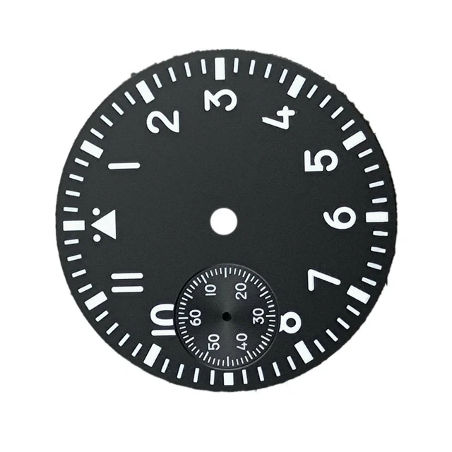 Cadran De Montre Gris Galbé 16,90 Mm - Compatible ETA 2641 - Métal Décor