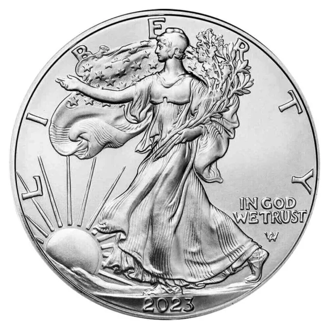 2023 1 oz .999 Fine Silver American Eagle $1 Coin BU