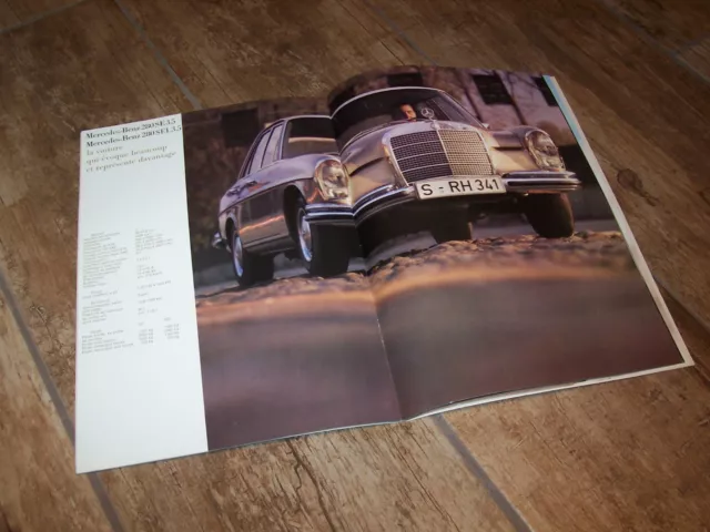 Catalogue /  Brochure MERCEDES BENZ Gamme / Full Line 1971  // 3