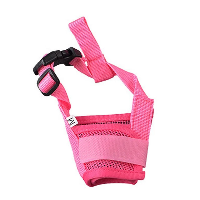 Dog Muzzle Adjustable Pet Dog Mouth Cover Muzzle for Barking Biting Chewing Mask