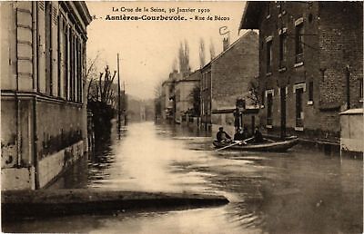 CPA La Crue de la Seine 30 Janvier 1910 - Asniées-COURBEVOIE - Rue de (581454)