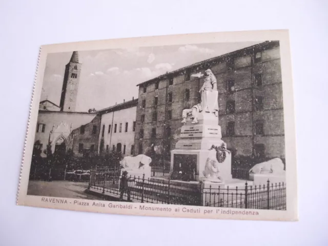 Ravenna - Piazza Anita Garibaldi Mon. ai Caduti per l'Indipendenza - non sp f p