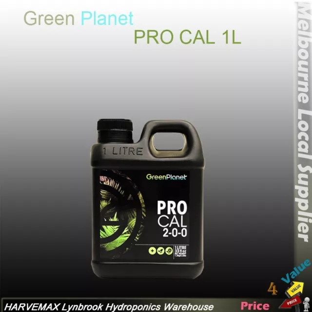 Green Planet PRO CAL Hydroponics Nutrients Supplements 1L GreenPlanet