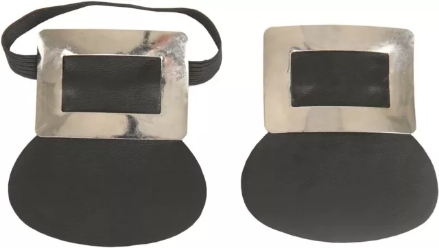 Colonial Shoe Buckles Costume Accessory (Gold)