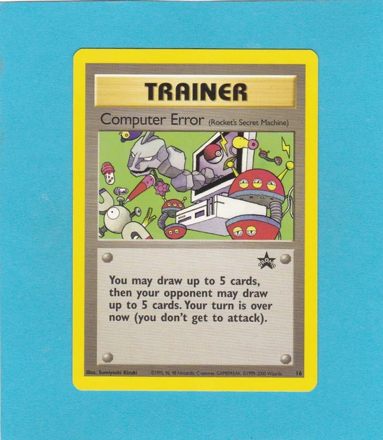 Pokemon - Computer Error  Black Star Promos # 16 NM
