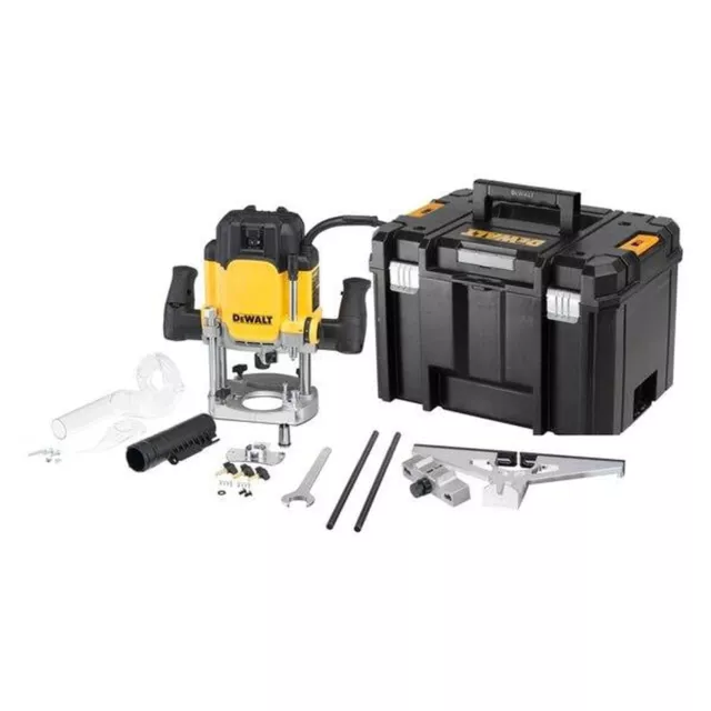 DeWALT DWE625KT-GB 2300W 1/2" Plunge Router 230V