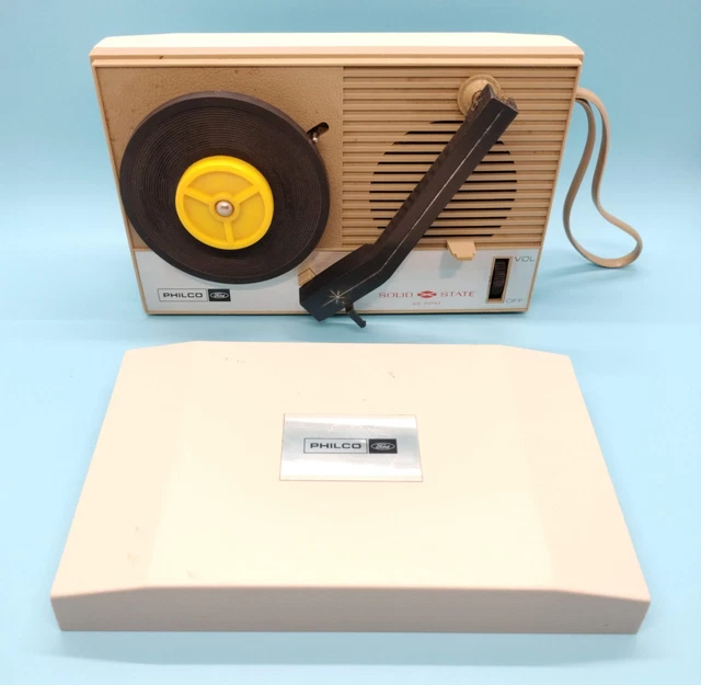 TOCADISCOS DE BOLSILLO Philco Ford Modelo S-1369 Gira Buen
