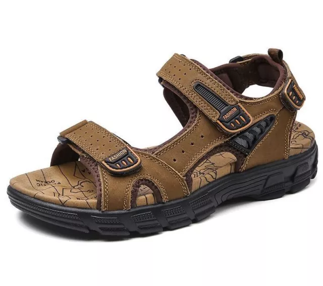 MENS FLATS SLIP On Summer Beach Roman Sandals Casual Comfort Shoes Plus ...