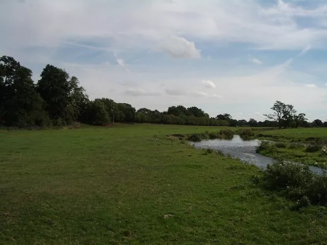 Photo 6x4 River Blythe flood plain Hampton in Arden This is the flood pla c2005