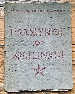 PRÉSENCE D'APOLLINAIRE catalogue d'exposition - Galerie Breteau 1943