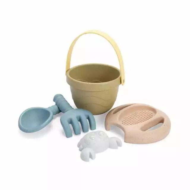 Dantoy BIO bucket set 5 pcs | Sand beach toy | eco-friendly and sustainable toy