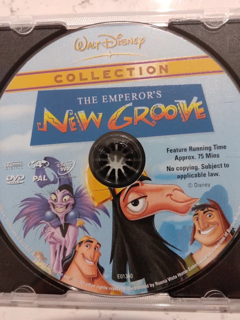 THE EMPEROR'S NEW Groove Buena Vista DVD 2000 Animated Cartoon Walt ...
