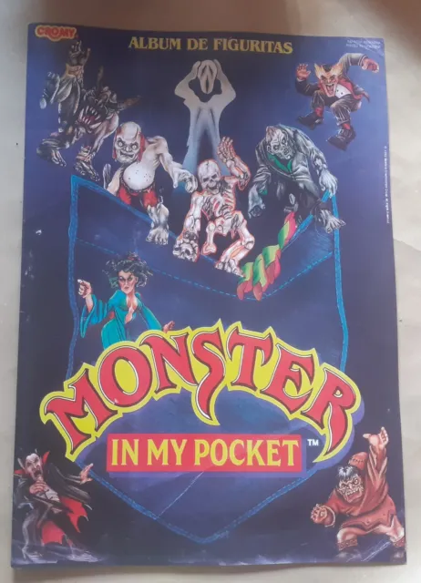 Facsimil Impreso Album Cromos Monster In My Pocket 1991 Editora Cromy Completo