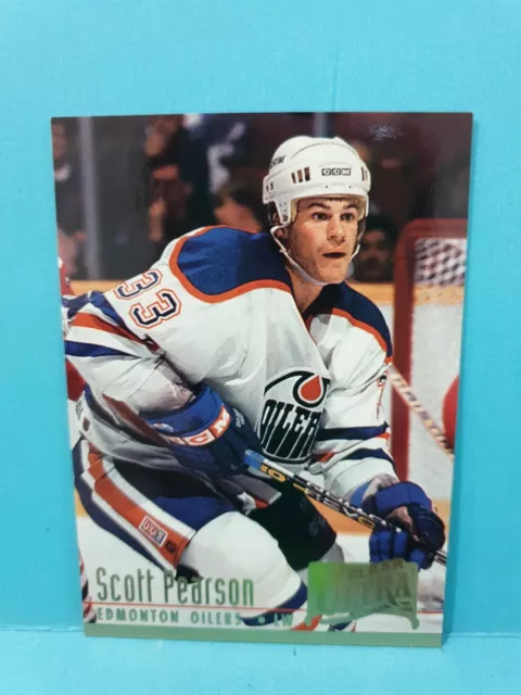 Scott Pearson🏆1994-5 Fleer Ultra #75 OILERS NHL Ice Hockey Card🏆FREE POST