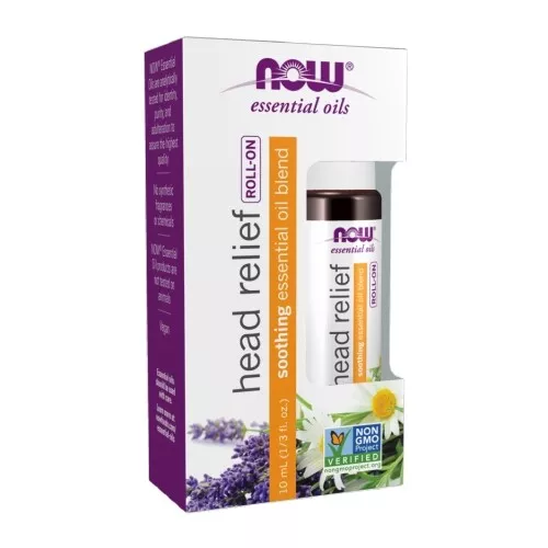 Tête Soulagement Roll-On 10 ML Par Now Foods