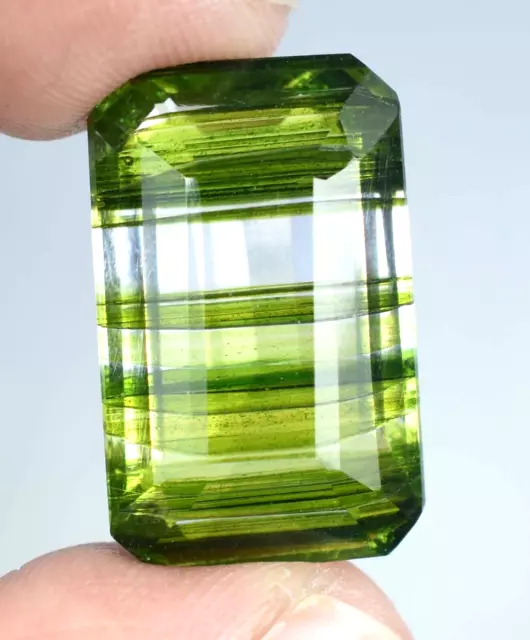 Natural 20.20 Ct Certified Rutile Sunstone Emerald Shape Loose Gemstone 19x11mm