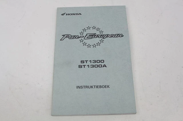 Manuale Uso E Manutenzione Olandese Pan European St 1300 Istruktieboek