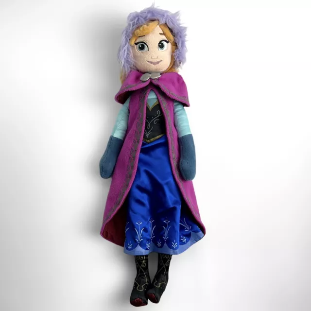 Disney Store Frozen Anna Plush 16" inches Soft Doll