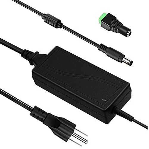 24 Volt 6 Amp Power Supply Adapter,100-240V AC to DC 24V 6A Power Adapter