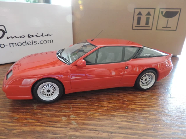 Alpine A610 Version Magny-Cours - Otto Mobile 1/18 - Résine Verte - Boîte Fermée