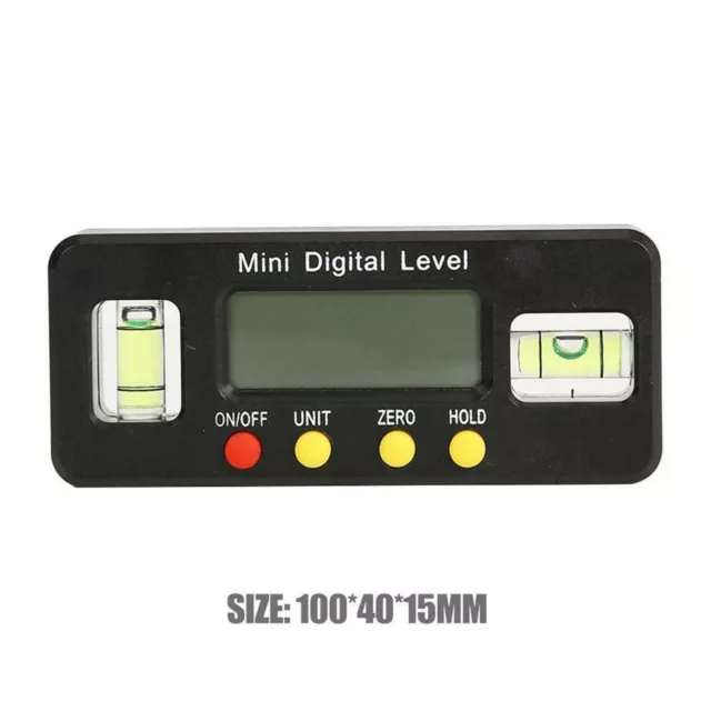 4*90° Digital Inclinometer Level Box Protractor Angle Finder Bevel Gauge Magnet