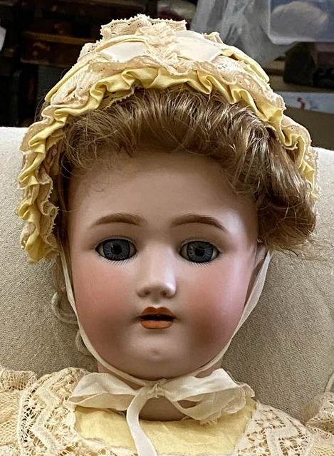 Poupée Ancienne Simon & Halbig – Tête En Porcelaine – SH 7 – Allemagne – 44 Cm