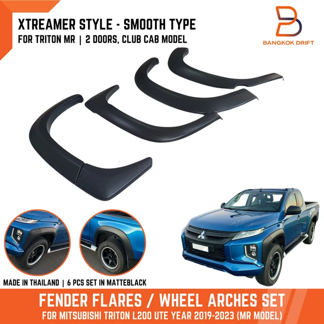 XTREAMER Fender Flares Arco per Mitsubishi Triton L200 MR 19-23 Cabina club 2 porte
