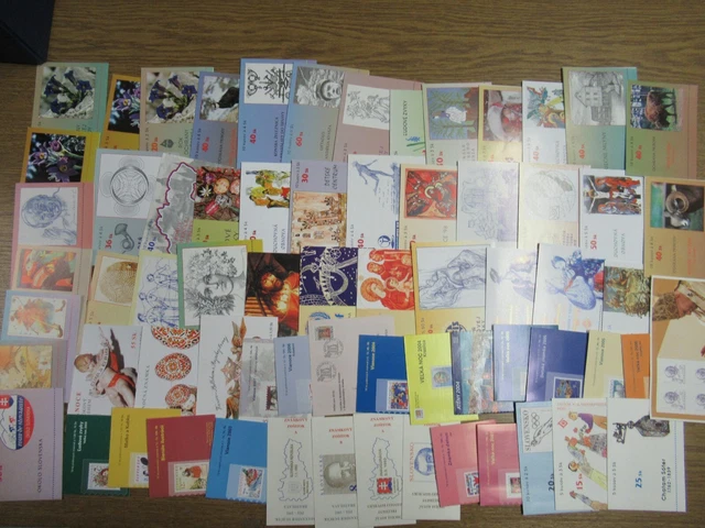 M316 MARKENHEFTCHEN BOOKLETS SLOWAKEI Top-Sammlung MH 67 verschiedene in SKR xx