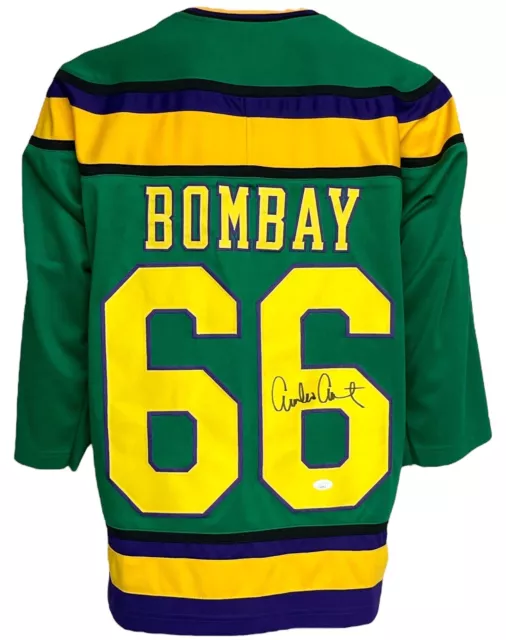 Mighty Ducks Cast Autographed (Green #92) Custom Hockey Jersey w/ Duck –  Palm Beach Autographs LLC