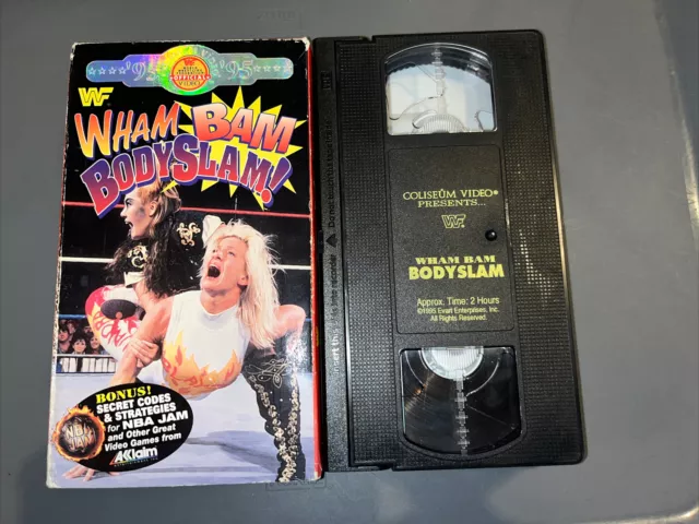 WWF - Wham Bam Bodyslam (VHS, 1995) Coliseum Video